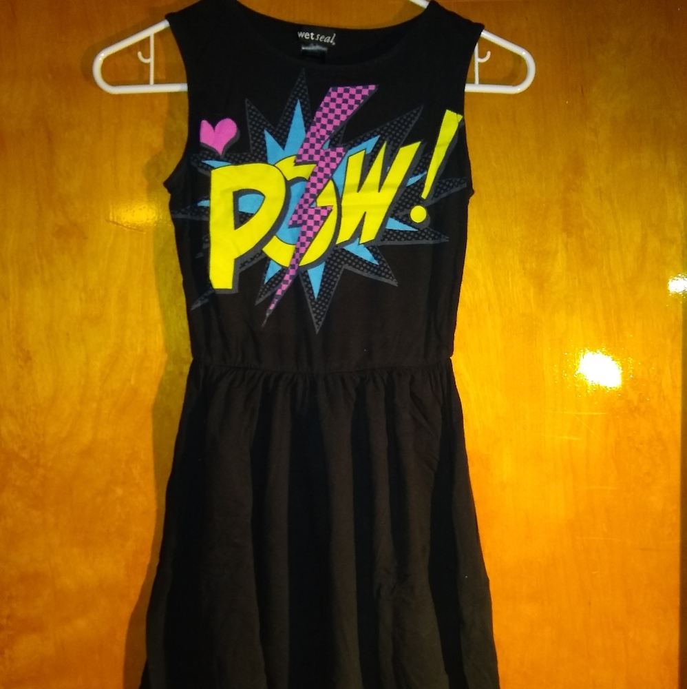 Pow Comic Graphic Skater Dress